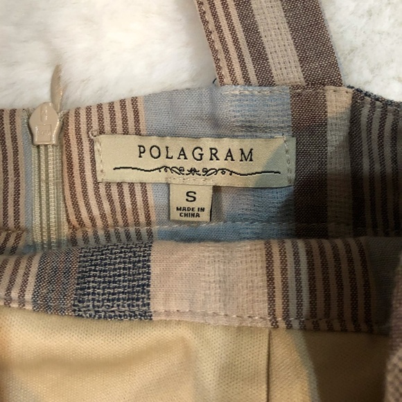 Pologram Striped Pinafore Overall Midi Dress - Picture 5 of 5